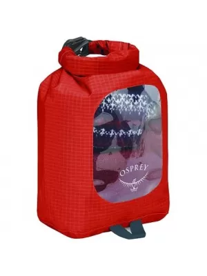 Obal OSPREY DRY SACK 3 W/WINDOW MARS ORANGE