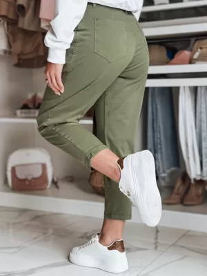 Dámské kalhoty DSTREET CHINOSKA KHAKI