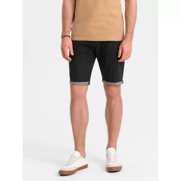  Pánské kraťasy OMBRE OM-SRDS-0134 BLACK 