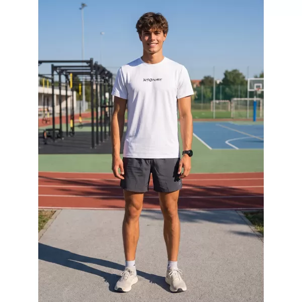  Pánské funkční triko premium ALTISPORT BĚŽEC VOJ/ALM091TR01 BÍLÁ 
