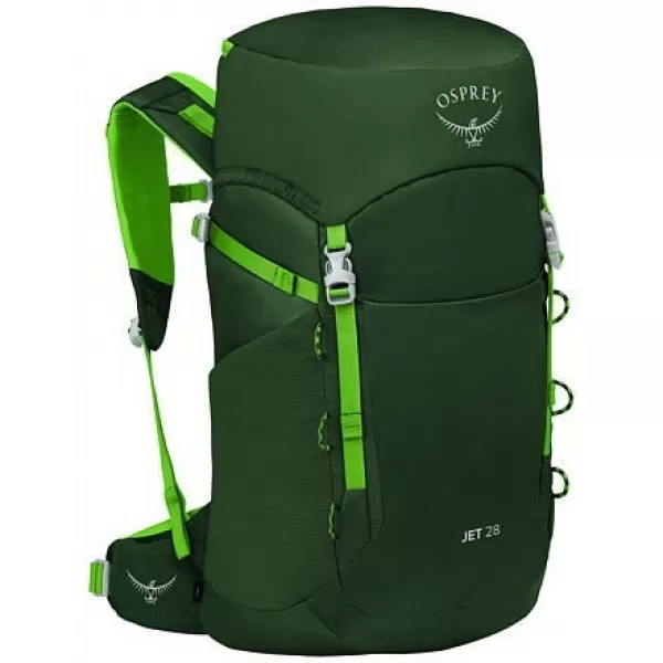  Batoh OSPREY JET 28 GREEN CANOPY/LIMELINE GREEN 