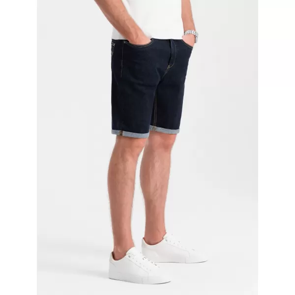  Pánské kraťasy OMBRE OM-SRDS-0134 NAVY BLUE 