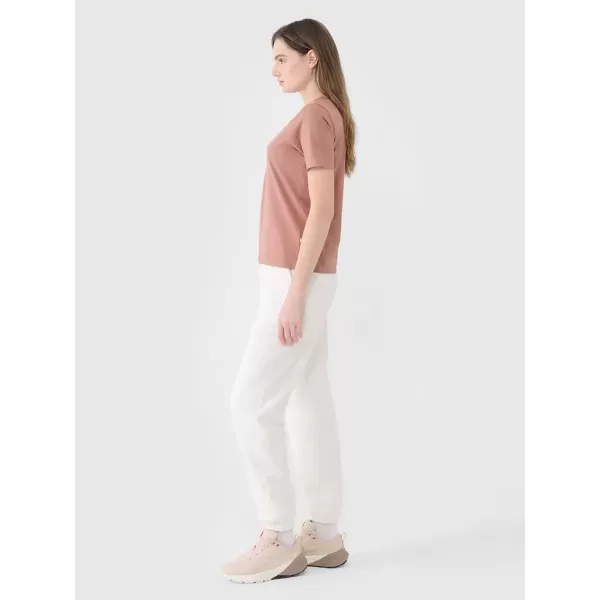  Dámské tepláky 4F 4FWSS25TTROF1013 OFF WHITE 
