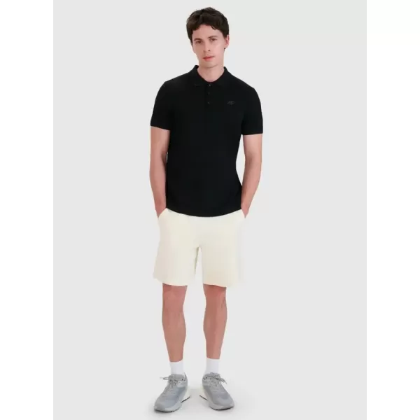  Pánské triko 4F 4FWMM00TPTSM366 DEEP BLACK 