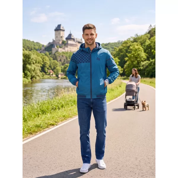  Pánská bunda ALTISPORT EGBERT PETROLEJOVÁ 
