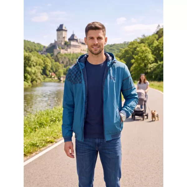  Pánská bunda ALTISPORT EGBERT PETROLEJOVÁ 