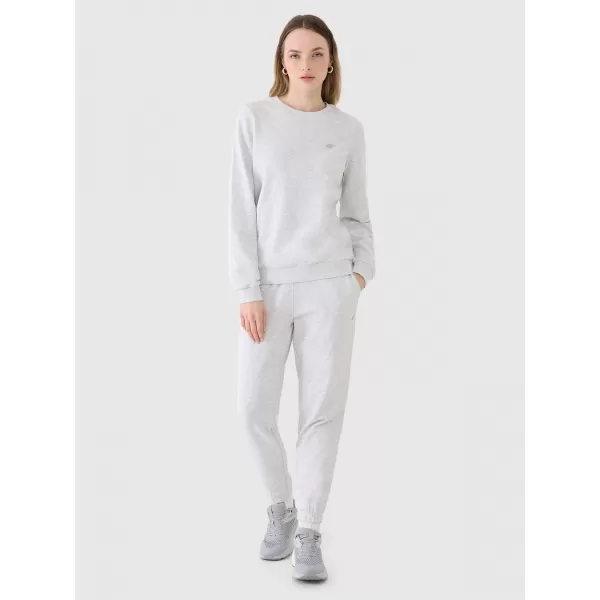  Dámské tepláky 4F 4FWMM00TTROF1138 COLD LIGHT GREY MELANGE 