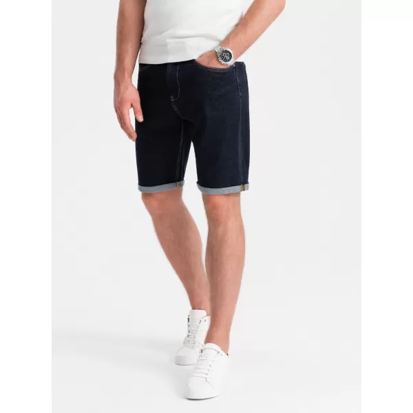  Pánské kraťasy OMBRE OM-SRDS-0134 NAVY BLUE 