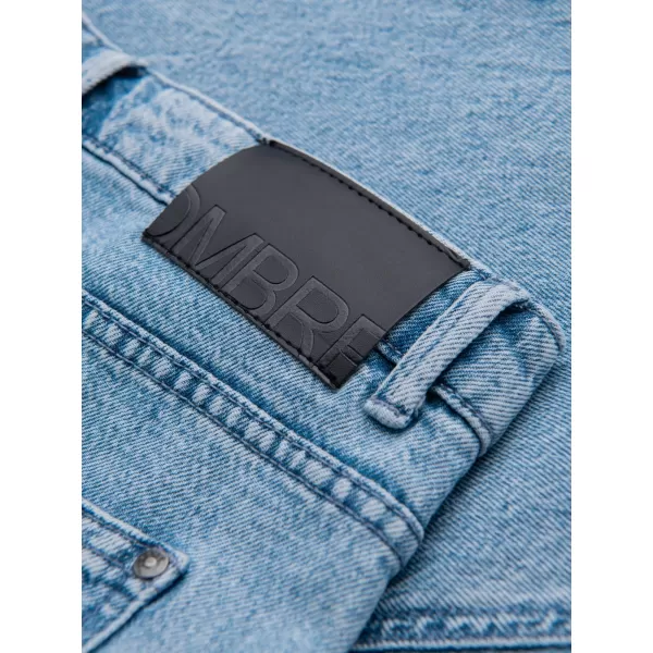  Pánské džíny OMBRE OM-PADP-0225 LIGHT BLUE 