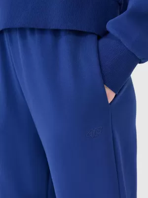 Dámské tepláky 4F 4FWSS25TTROF0996 DARK BLUE