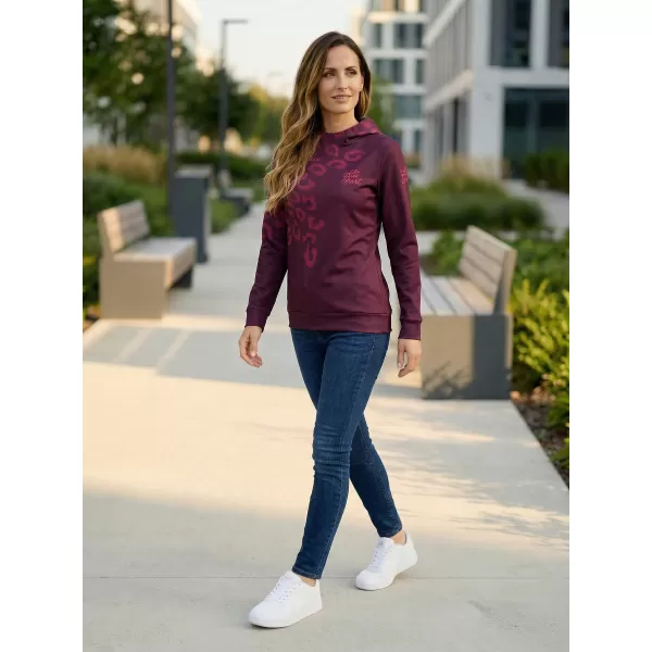  Dámská funkční mikina premium ALTISPORT VOJ/ALW047MI01 WINE-RED 
