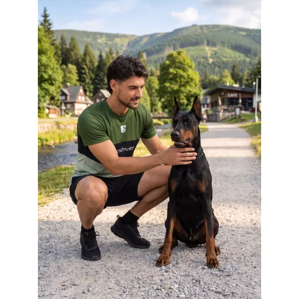  Pánské funkční triko premium plus  ALTISPORT VOJ/ALM051TR02 KHAKI 