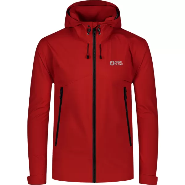  Pánská 3LL outdoorová bunda NORDBLANC NOMAD NBSJM8182 ENERGICKÁ ČERVENÁ 