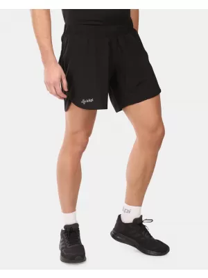 Pánské běžecké šortky KILPI RAFEL-M YM0414KI ČERNÁ