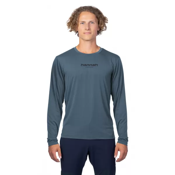  Pánské triko HANNAH BINE L/S ANTHRACITE 