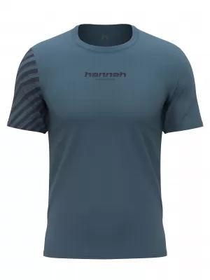 Pánské triko HANNAH BINE ANTHRACITE (STRIPE)