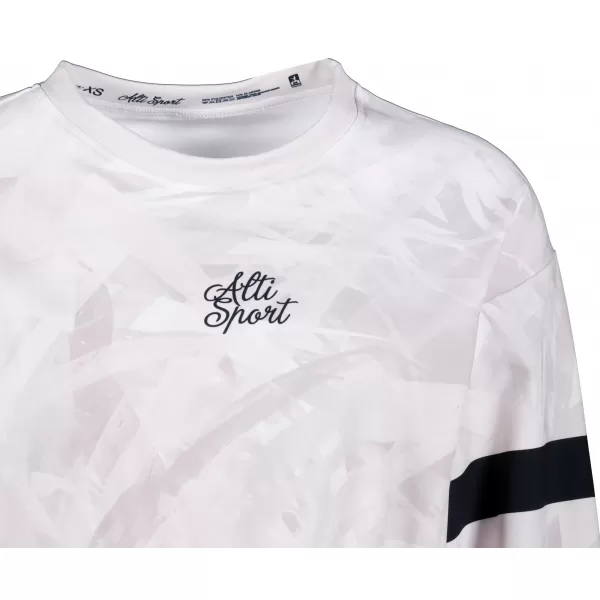  Dámská funkční cropped mikina premium ALTISPORT VOJ/ALW096MI08 BÍLÁ 