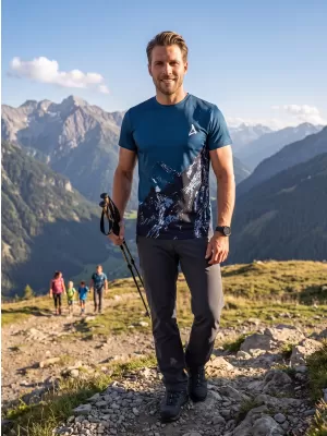 Pánské funkční triko premium plus ALTISPORT VOJ/ALM059TR02 NAVY