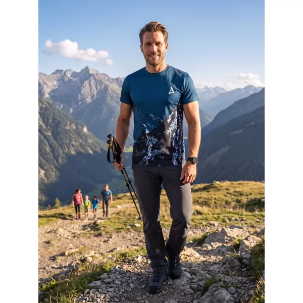  Pánské funkční triko premium plus  ALTISPORT VOJ/ALM059TR02 NAVY 