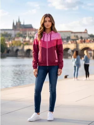 Dámská bunda ALTISPORT EDNA VÍNOVÁ