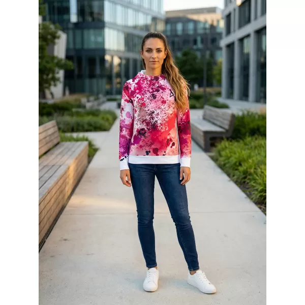  Dámská funkční mikina premium ALTISPORT VOJ/ALW055MI01 RŮŽOVÁ 