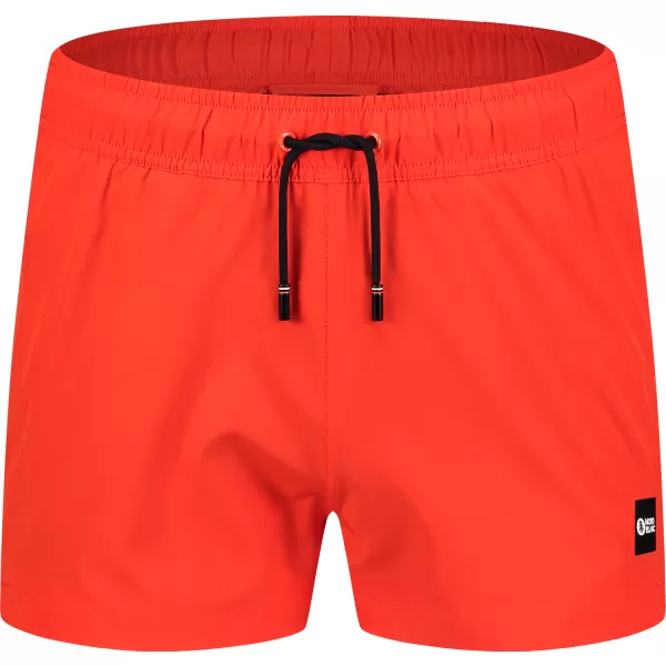 Pánské koupací šortky NORDBLANC BAY NBSPM8018 ORANŽOVÝ INKOUST 
