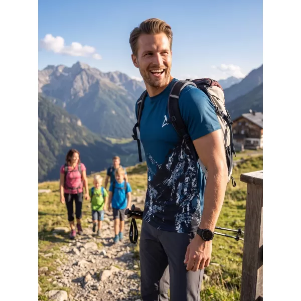  Pánské funkční triko premium plus  ALTISPORT VOJ/ALM059TR02 NAVY 