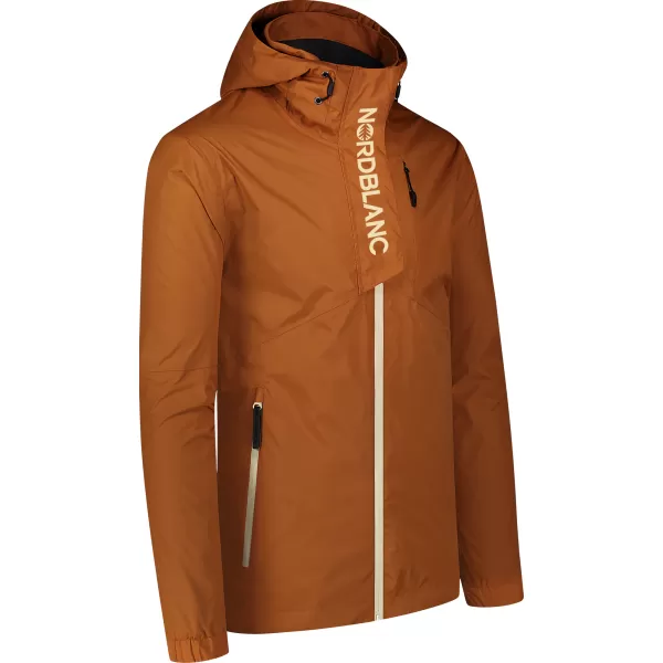  Pánská outdoorová bunda NORDBLANC PIONEER NBSJM8188 HNĚDÁ 