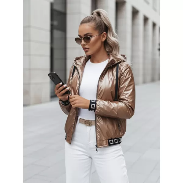  Dámská bunda DSTREET BOMBESS BÉŽOVÁ 