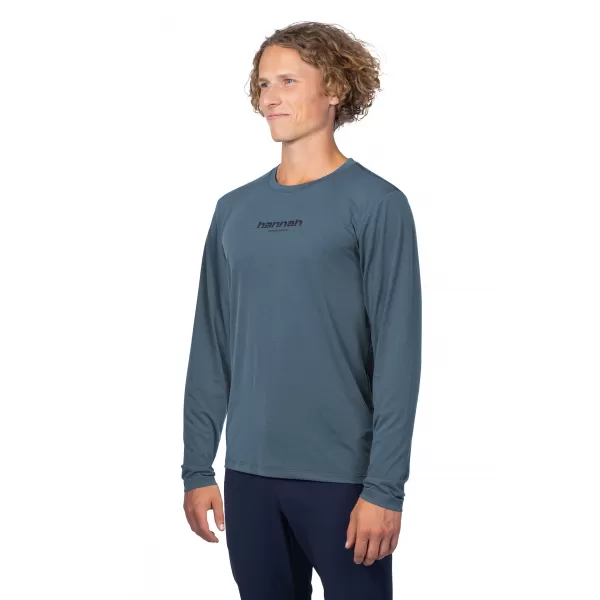  Pánské triko HANNAH BINE L/S ANTHRACITE 