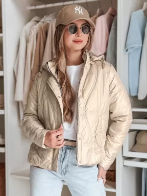 Dámská bunda DSTREET MARISSIA BÉŽOVÁ