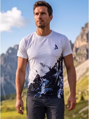 Pánské funkční triko premium plus ALTISPORT VOJ/ALM059TR02 BÍLÁ