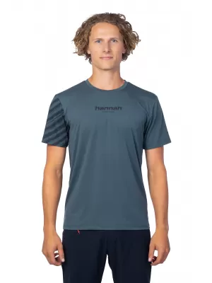 Pánské triko HANNAH BINE ANTHRACITE (STRIPE)