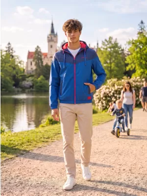 Pánská bunda ALTISPORT EDMON TMAVĚ MODRÁ