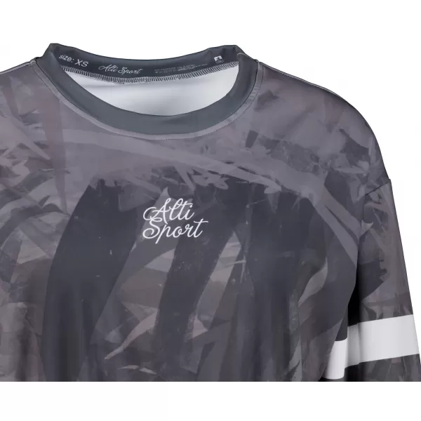  Dámská funkční cropped mikina premium ALTISPORT VOJ/ALW096MI08 ŠEDÁ 
