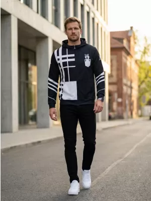 Pánská funkční mikina na zip premium ALTISPORT VOJ/ALM098MI02 SHIBA