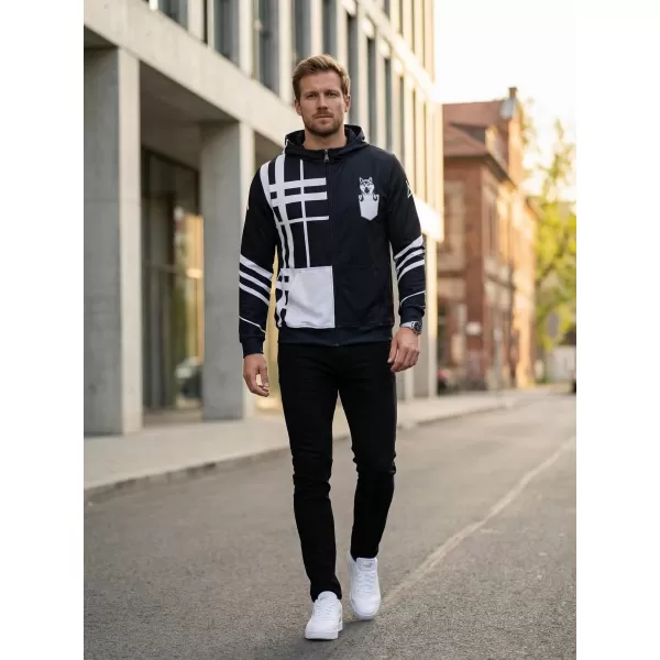  Pánská funkční mikina na zip premium ALTISPORT VOJ/ALM098MI02 SHIBA 