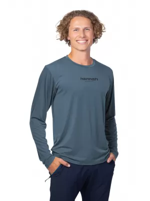 Pánské triko HANNAH BINE L/S ANTHRACITE