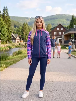 Dámská bunda ALTISPORT EDRIA TMAVĚ MODRÁ