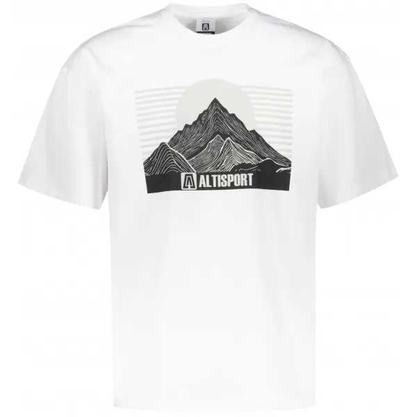  Pánské tričko ALTISPORT ALM188812 BÍLÁ 