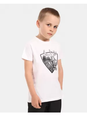 Chlapecké triko KILPI SALO-JB YJ0371KI BÍLÁ