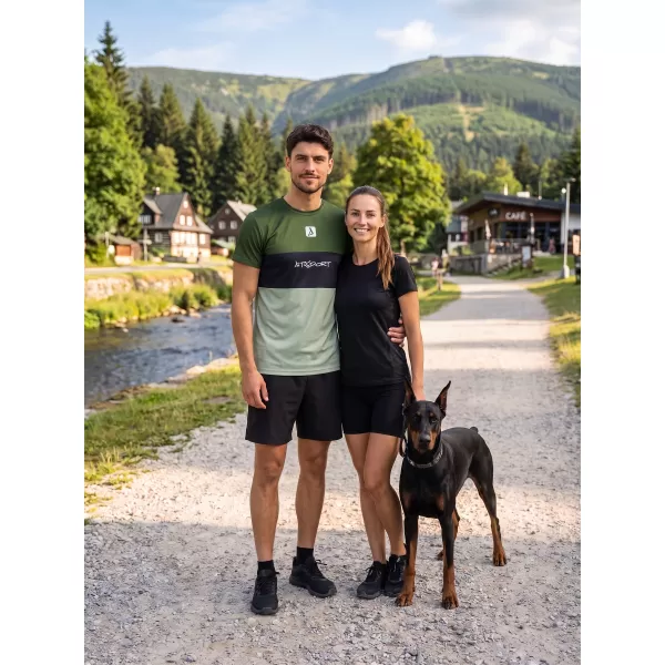  Pánské funkční triko premium plus  ALTISPORT VOJ/ALM051TR02 KHAKI 