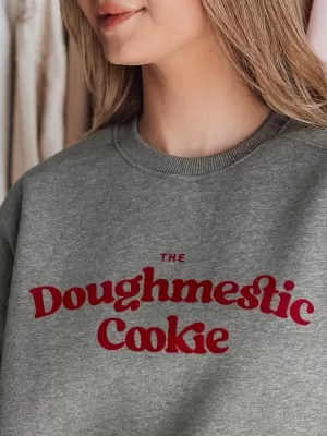 Dámská mikina DSTREET COOKIES TMAVĚ ŠEDÁ