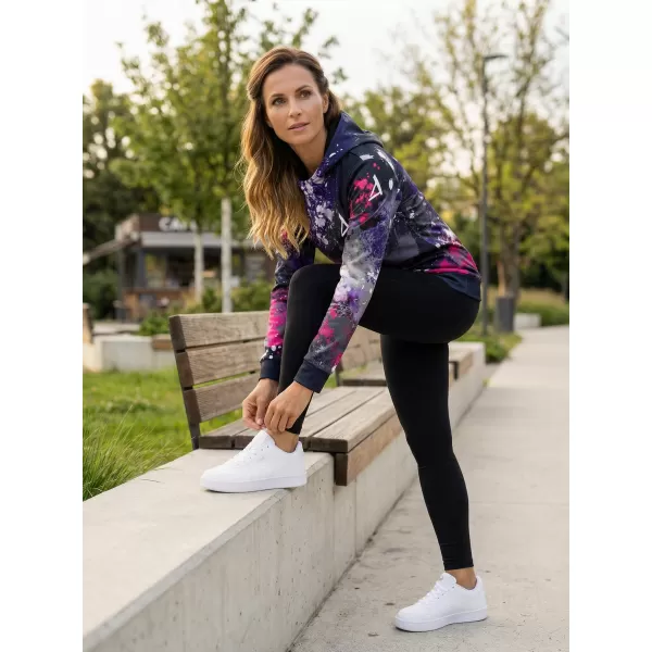  Dámská funkční mikina premium ALTISPORT VOJ/ALW055MI01 ČERNORŮŽOVÁ 