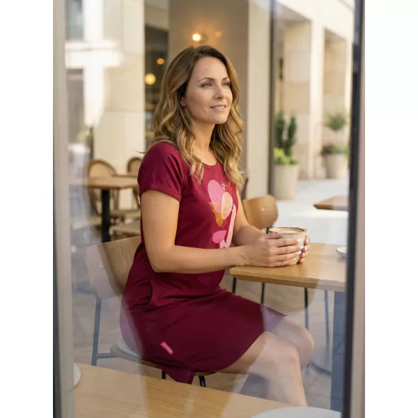  Dámské šaty ALTISPORT EDNITA VÍNOVÁ 