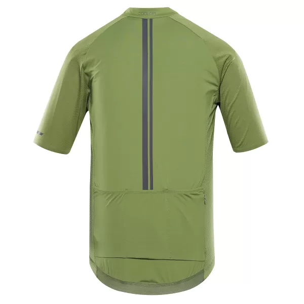  Pánský cyklistický dres ALPINE PRO SAGEN 2 ZELENÁ 
