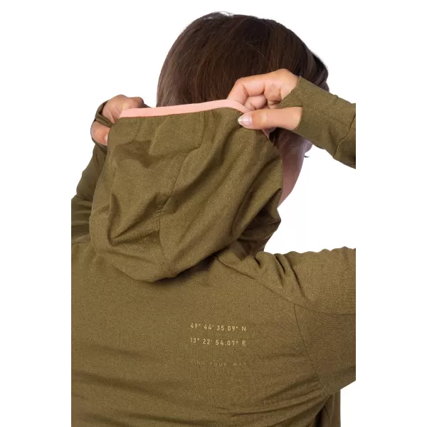  Dámská mikina HANNAH NYMA HOODY BEECH MEL 