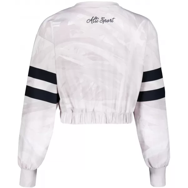  Dámská funkční cropped mikina premium ALTISPORT VOJ/ALW096MI08 BÍLÁ 