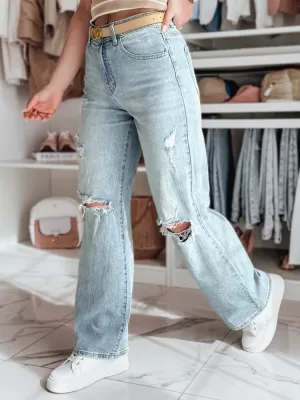 Dámské džíny DSTREET STYLLEG MODRÁ