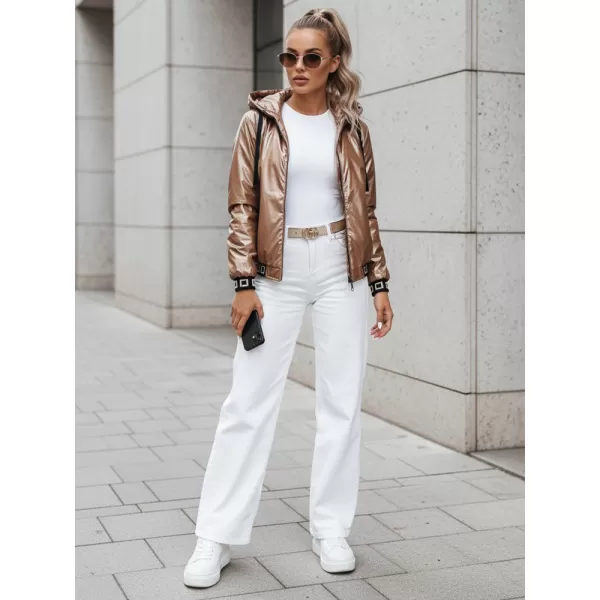  Dámská bunda DSTREET BOMBESS BÉŽOVÁ 